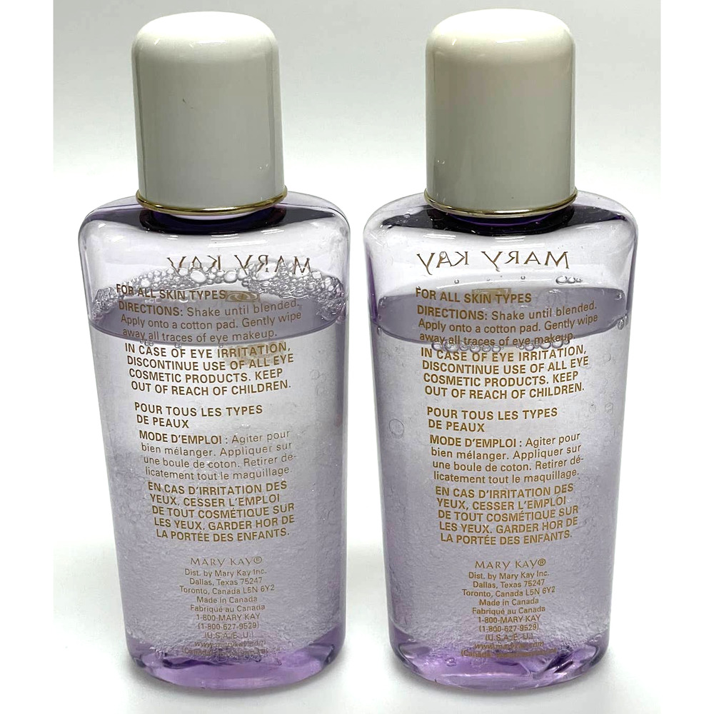 LOT of 2 Mary Kay Oil-Free Eye Makeup Remover Discontinued - Picture 3 of 5